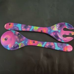 Fancy Flower Salad Tossers